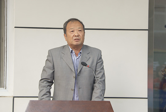 乐鱼官网工会主席翟武汉作比赛总结发言