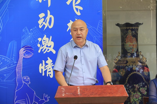 乐鱼官网党委副书记、工会主席贾向军致开幕词.JPG